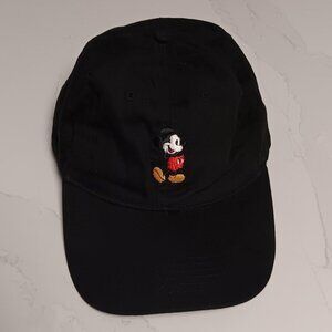 DISNEY Mickey Mouse Embroidered Baseball Cap Adjustable Size Child Toddler Black
